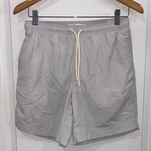 PacSun Light Gray Elastic Waist swim Shorts size small